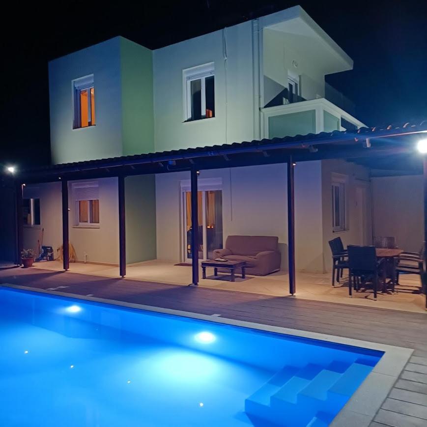 Drosoula Villa 3Bdr Private Swimming Pool Chorafakia المظهر الخارجي الصورة